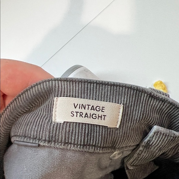 J. Crew Vintage Straight Grey Corduroy Pants Womens 27 - Picture 7 of 8